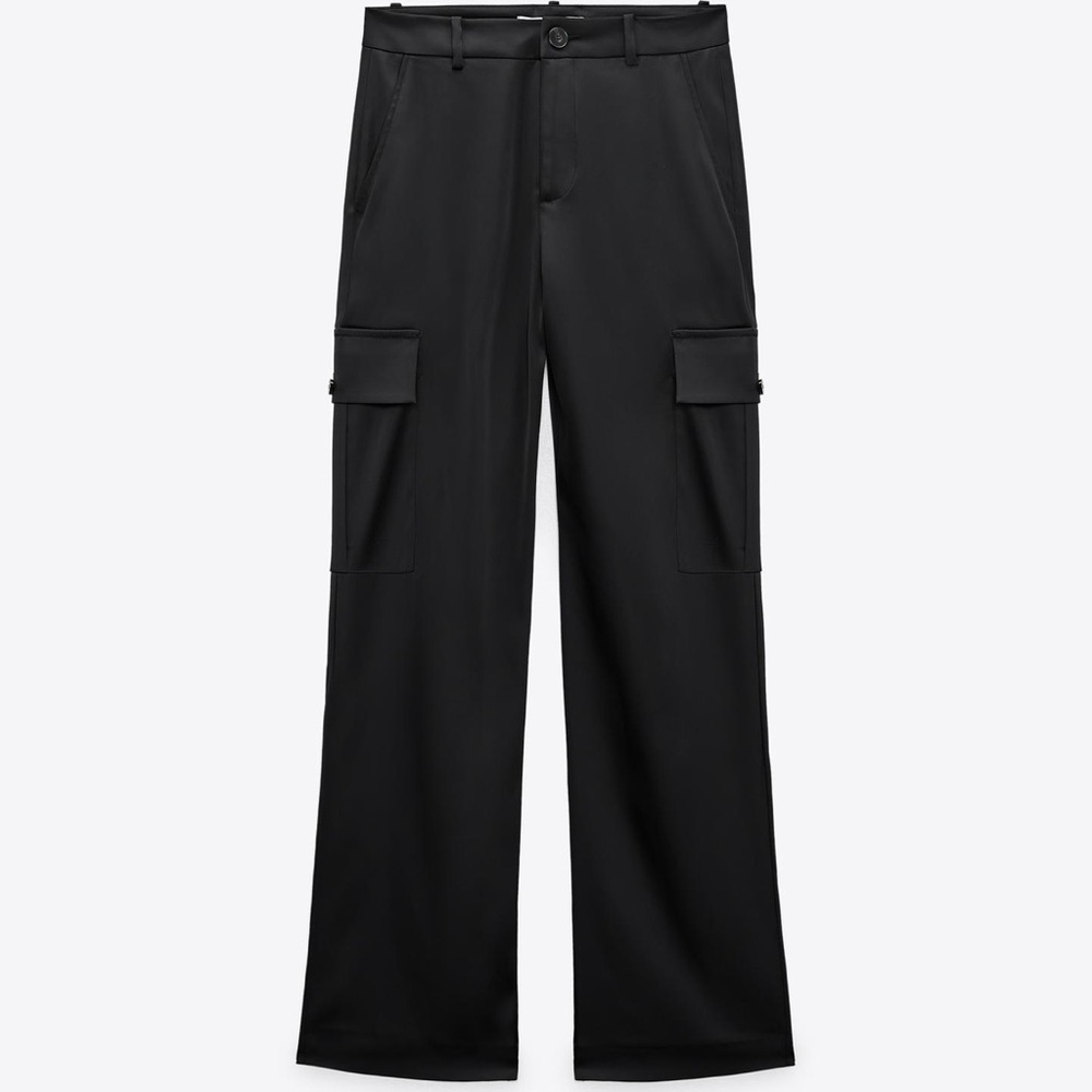Zara Women's Black Cargo Pants